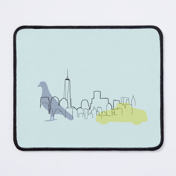 Item preview, Life NYC Design Buildings Bird Cab City Illustration Stickers Prints Posters Wall Art Magnet Home Coffee Cup Decoration TShirt Stationary Notebook Hat Kitchen Work School Office Redbubble Shop designed and sold by Saritas Boutique Shop.