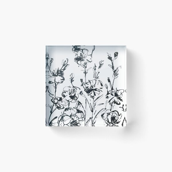 Item preview, floral with ink  designed and sold by Chaosvibe.