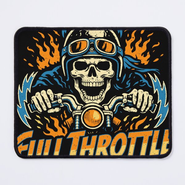 Item preview, FULL THROTTLE Vintage Moto Thunder Lightning Retro Art designed and sold by kosongxlima.