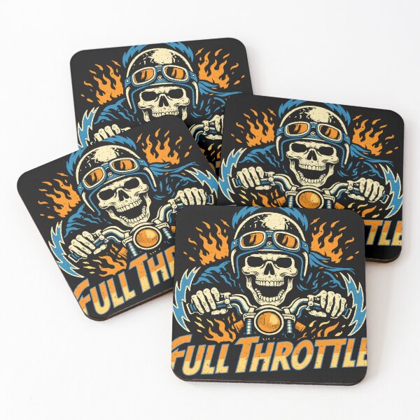 Item preview, FULL THROTTLE Vintage Moto Thunder Lightning Retro Art designed and sold by kosongxlima.