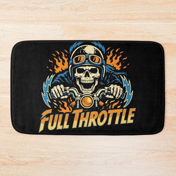 Item preview, FULL THROTTLE Vintage Moto Thunder Lightning Retro Art designed and sold by kosongxlima.