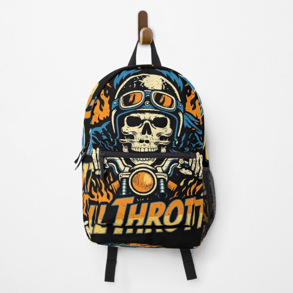 Item preview, FULL THROTTLE Vintage Moto Thunder Lightning Retro Art designed and sold by kosongxlima.