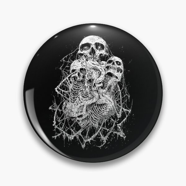 Item preview, Death Skeleton Tentacles Skulls Black White designed and sold by GtaShirt.