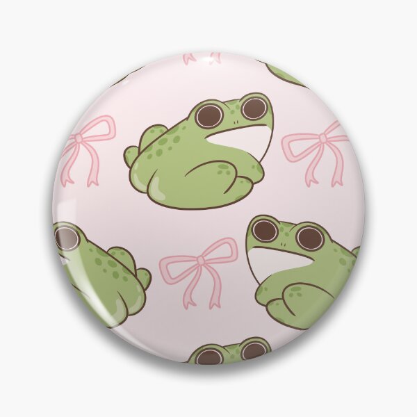 Item preview, coquette pink butt frog kawaii animal  designed and sold by kaybowzie.
