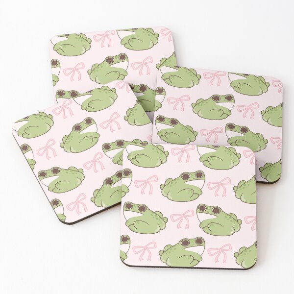 Item preview, coquette pink butt frog kawaii animal  designed and sold by kaybowzie.