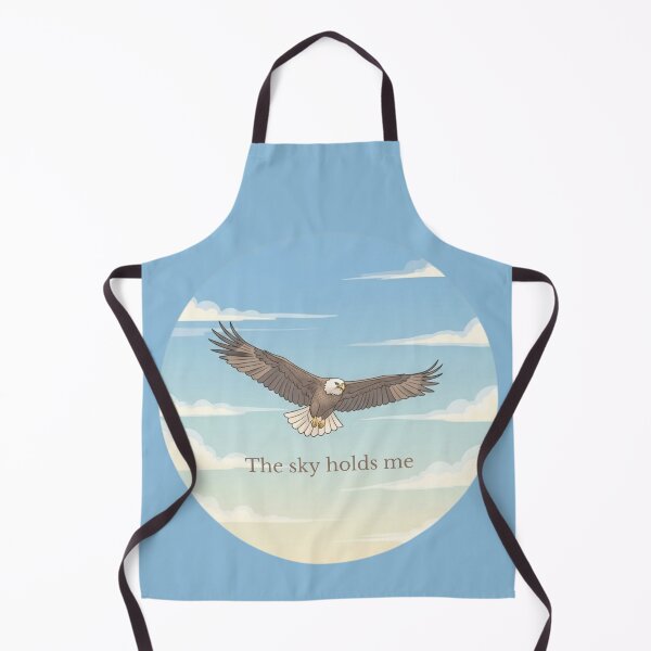 Item preview, Flying Eagle in the Sky – Inspirational Illustration “The Sky Holds Me” designed and sold by soletstudio.