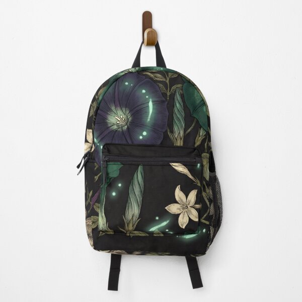 Item preview, Midnight Garden Dark Academia Floral Moth Art designed and sold by KuroAtelier.