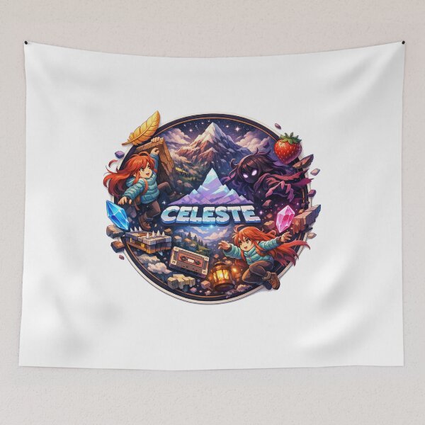 Item preview, Celeste Game Crazy ArtWork designed and sold by FeelTheDrawing.