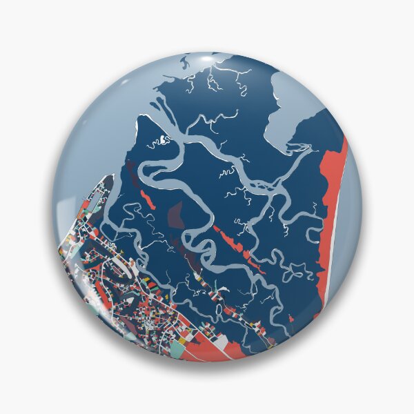 Item preview, Baldhead Island North Carolina Abstract Art designed and sold by parmarmedia.