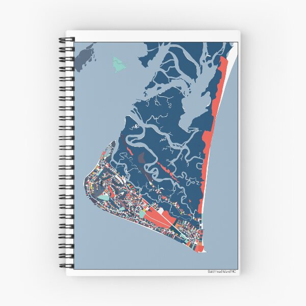Item preview, Baldhead Island North Carolina Abstract Art designed and sold by parmarmedia.