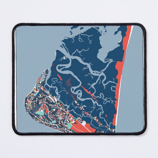 Item preview, Baldhead Island North Carolina Abstract Art designed and sold by parmarmedia.