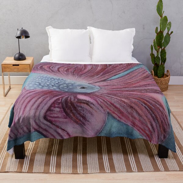 Item preview, Original hand painted artwork, majestic betta fish designed and sold by DreamingAwake1.