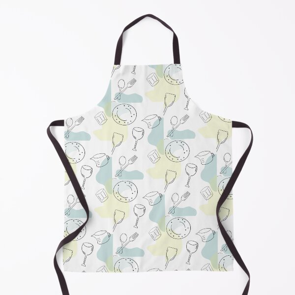 Item preview, Dishes Kitchen Illustration Yellow Blue Green Kitchen Stickers Prints Posters Wall Art Magnet Home Coffee Cup Decoration TShirt Stationary Notebook Magnet Hat Kitchen Work School Office Redbubble Shop designed and sold by Saritas Boutique Shop.