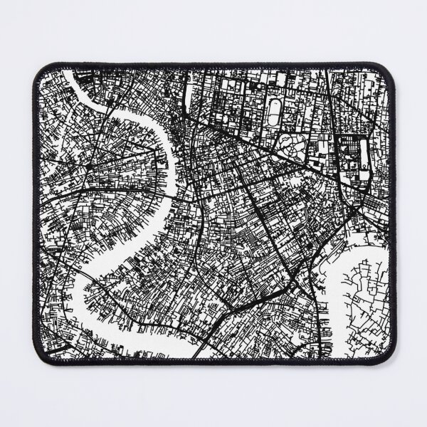 Item preview, Bangkok Thailand poster map2 designed and sold by DopamineDr0p.
