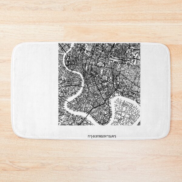 Item preview, Bangkok Thailand poster map2 designed and sold by DopamineDr0p.