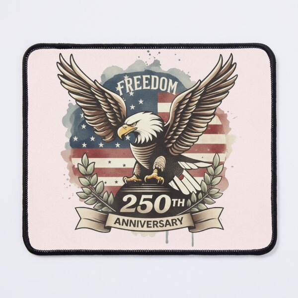 Item preview, Freedom 250th Anniversary Patriotic Eagle Vintage designed and sold by BreezifyDesignStudio.