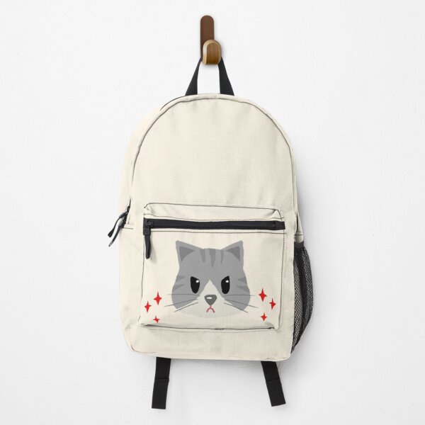 Item preview, Sad Cute Cat Face Illustration – Kawaii Grumpy Kitty Cartoon designed and sold by Snapystyle.