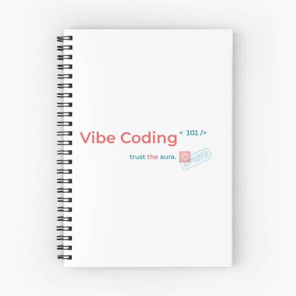 Item preview, Vibe Coding 101 – trust the aura | Minimal Programmer Humor Design designed and sold by AltMain.