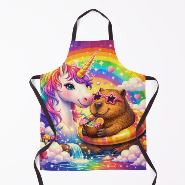 Item preview, Unicorn and capibara, funny Cure picture designed and sold by handlostrefa.