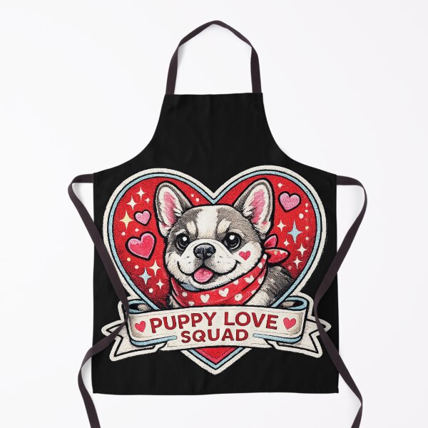 Item preview, Puppy Love Squad French Bulldog Patch designed and sold by KylianStoreMx.
