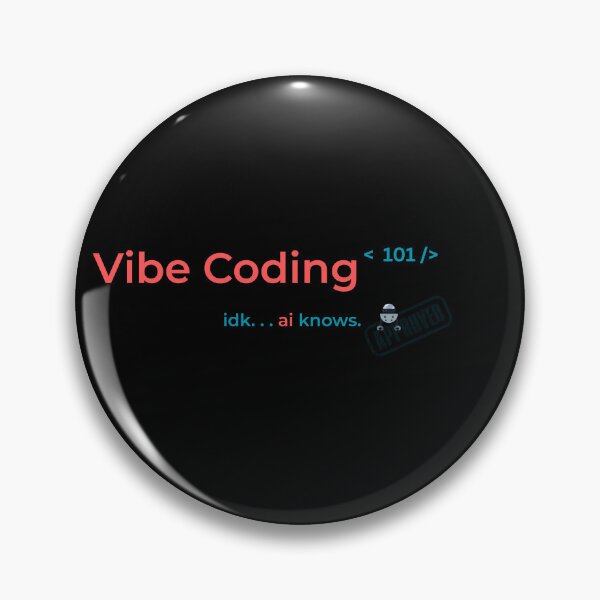 Item preview, Vibe Coding 101 – idk. ai knows | Minimal Programmer Humor Design designed and sold by AltMain.