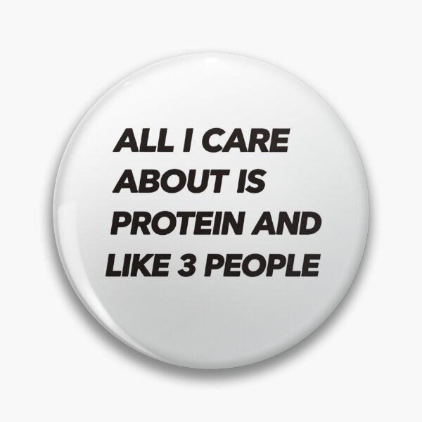 Item preview, All I Care About Is Protein – Gym Quote designed and sold by QuietRepClub.