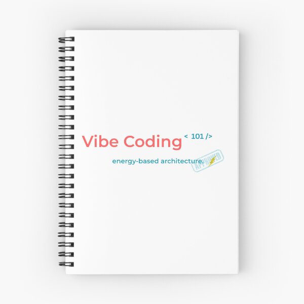 Item preview, Vibe Coding 101 – energy-based architecture | Minimal Programmer Humor Design designed and sold by AltMain.