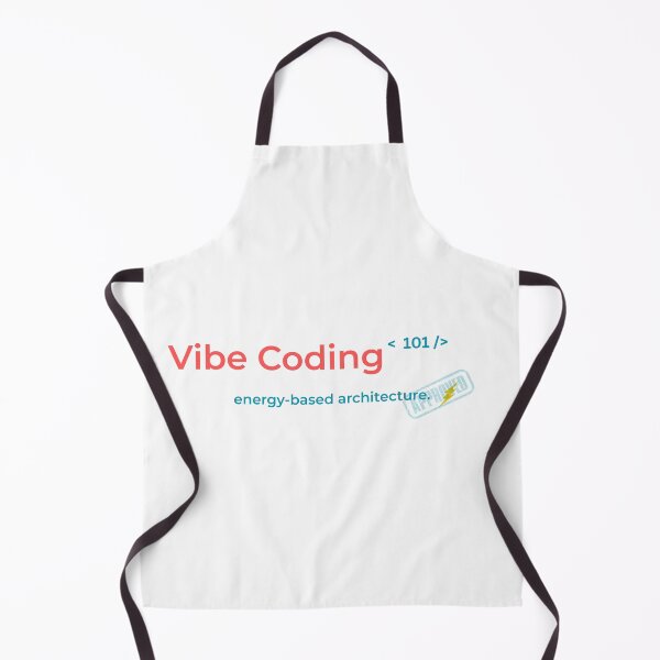 Item preview, Vibe Coding 101 – energy-based architecture | Minimal Programmer Humor Design designed and sold by AltMain.