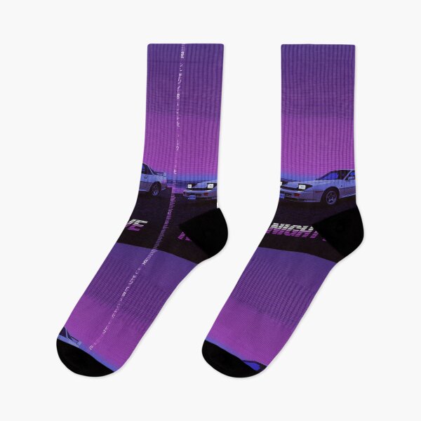 Item preview, NIGHT DRIVE | 80s JDM Sports Car Vaporwave Glitch Art designed and sold by ThePromptStudio.