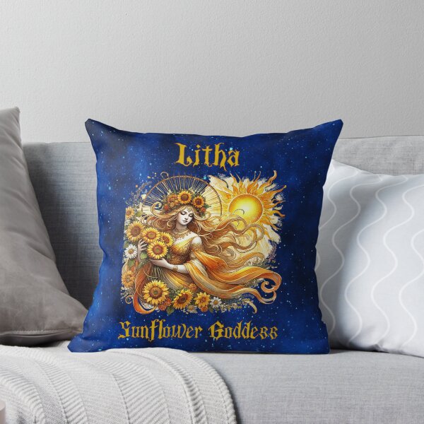 Item preview, Litha Sunflower Goddess — Radiance, Strength, and the Power of the Summer Solstic designed and sold by MysticOzzy.