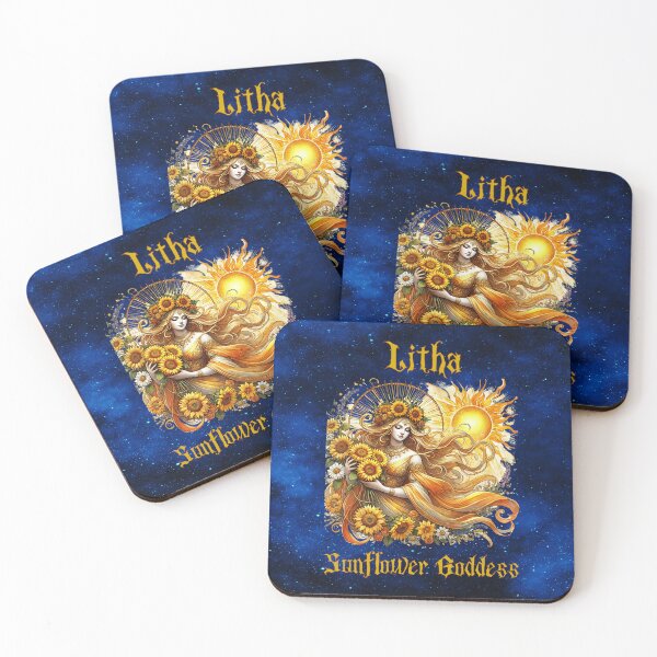 Item preview, Litha Sunflower Goddess — Radiance, Strength, and the Power of the Summer Solstic designed and sold by MysticOzzy.