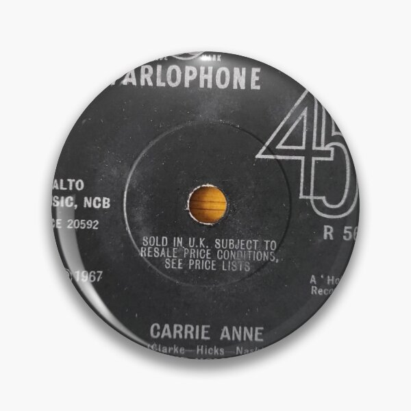 Artikelvorschau, The Hollies Carrie Ann 7" Vinyl-Schallplatte entworfen und verkauft von David-Stuart.