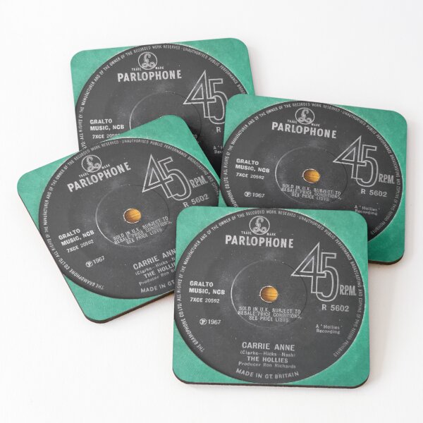Artikelvorschau, The Hollies Carrie Ann 7" Vinyl-Schallplatte entworfen und verkauft von David-Stuart.