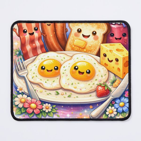 Item preview, Kawaii breakfast, cute food, tasty cartoon designed and sold by handlostrefa.