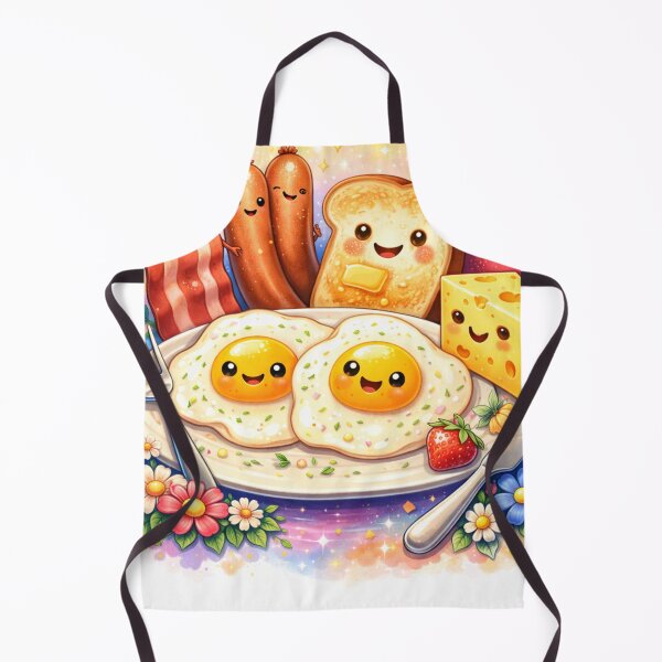 Item preview, Kawaii breakfast, cute food, tasty cartoon designed and sold by handlostrefa.