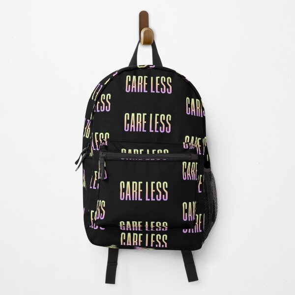 Item preview, Care Less, Neon Condensed Typography designed and sold by Memes N Lore .