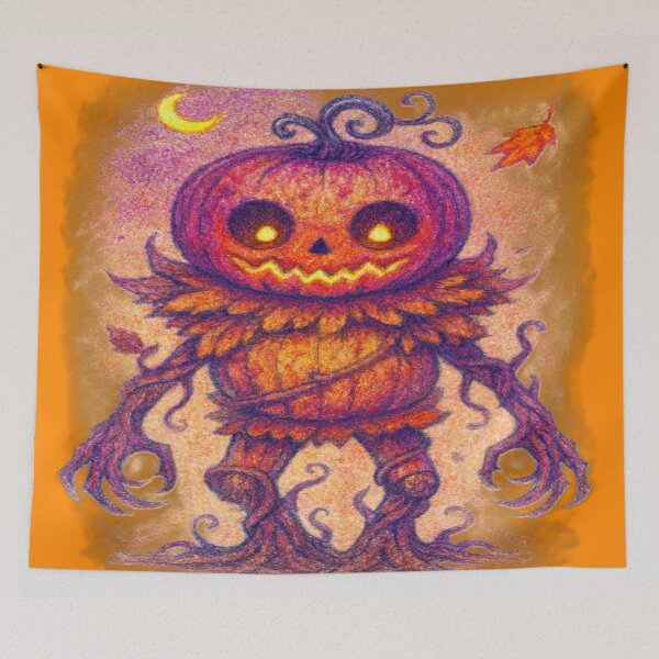 Item preview, Halloween pumpkin man designed and sold by Ecosetereos.
