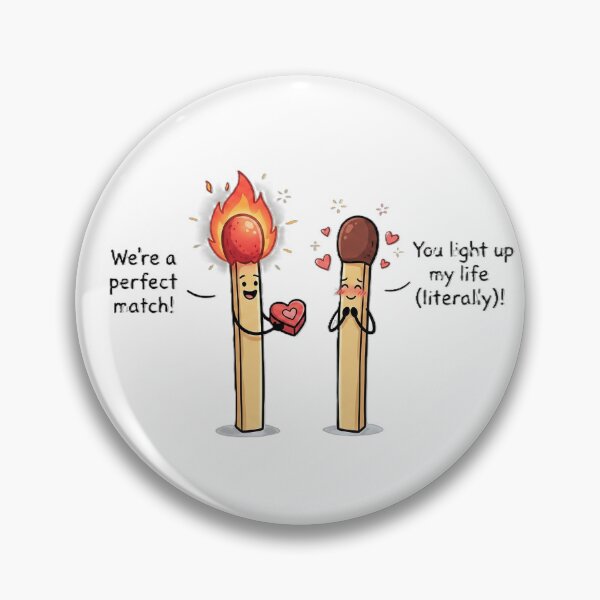 Item preview, Funny Perfect Match Valentine - You Light Up My Life Pun designed and sold by KERK Art and Design.