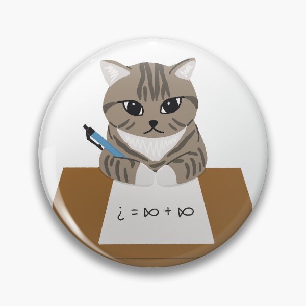 Item preview, Cat Studying Math designed and sold by itscatnotkat.
