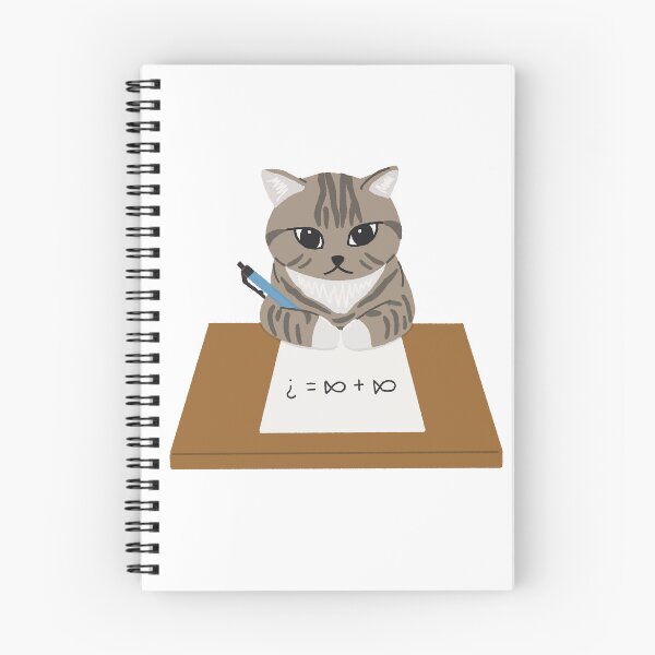 Item preview, Cat Studying Math designed and sold by itscatnotkat.