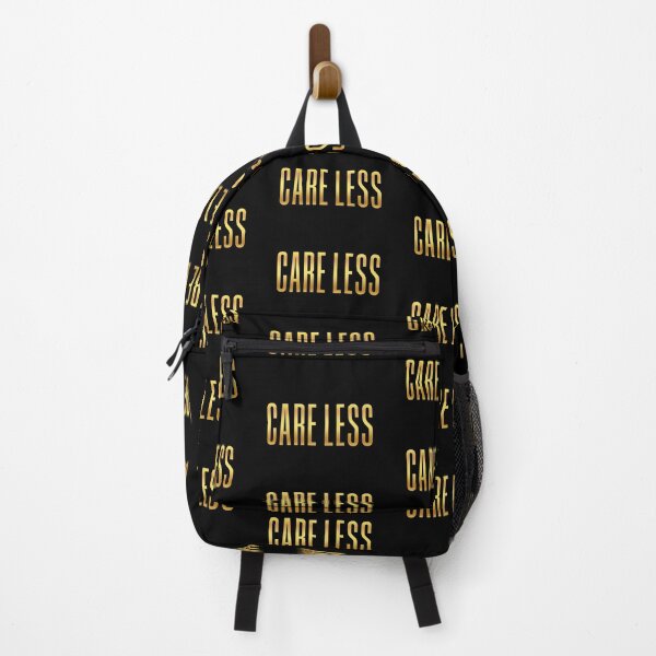 Item preview, Care Less, Golden Condensed Typography designed and sold by Memes N Lore .