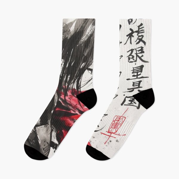 Item preview,  Mikasa Red Scarf Sumi-e  designed and sold by AnimeArsenalPrints.