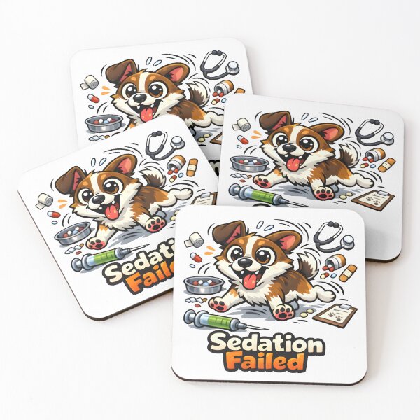 Item preview, Sedation Failed – Funny Veterinary Clinic Humor Design designed and sold by Bettybee00.