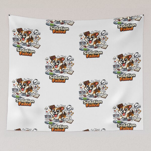 Item preview, Sedation Failed – Funny Veterinary Clinic Humor Design designed and sold by Bettybee00.