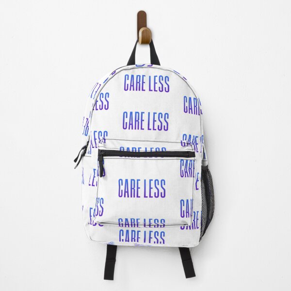 Item preview, Care Less, Blue Condensed Typography designed and sold by Memes N Lore .
