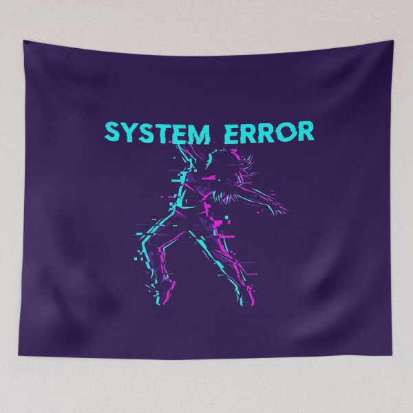 Item preview, System Error Glitch Dancer Cyberpunk Rave designed and sold by MarCinu Art.