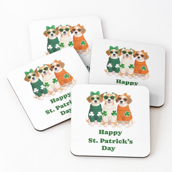 Item preview, 3 Dogs for St. Patrick's Day designed and sold by Kamoufleur.