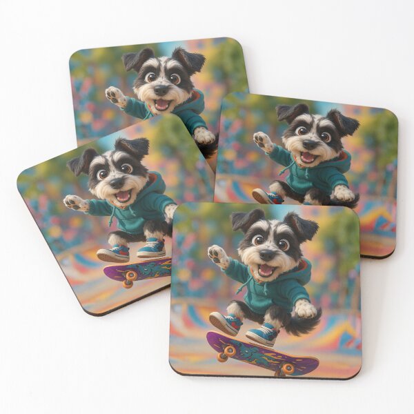 Item preview, Skater Parti Schnauzer designed and sold by Sillytoe.