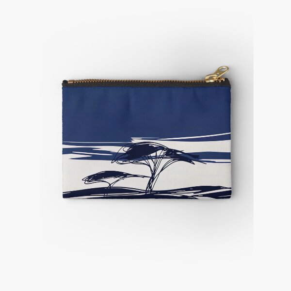 Item preview, Botswana landscape - Blue Abstract Art designed and sold by shadow-bloom.