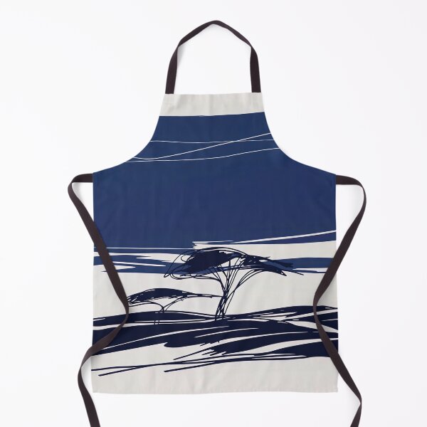 Item preview, Botswana landscape - Blue Abstract Art designed and sold by shadow-bloom.